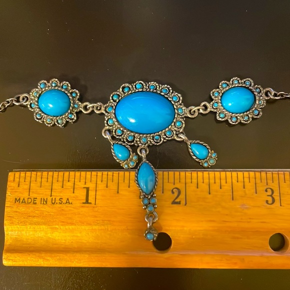 Boho Turquoise Necklace - Picture 11 of 14